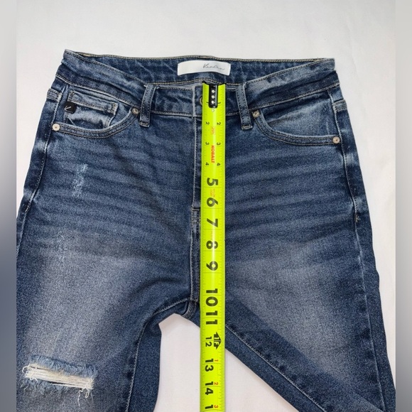 KanCan Size 7/27 Medium Wash Distressed Hi Rise Skinny Jeans KC8572D - Picture 5 of 9